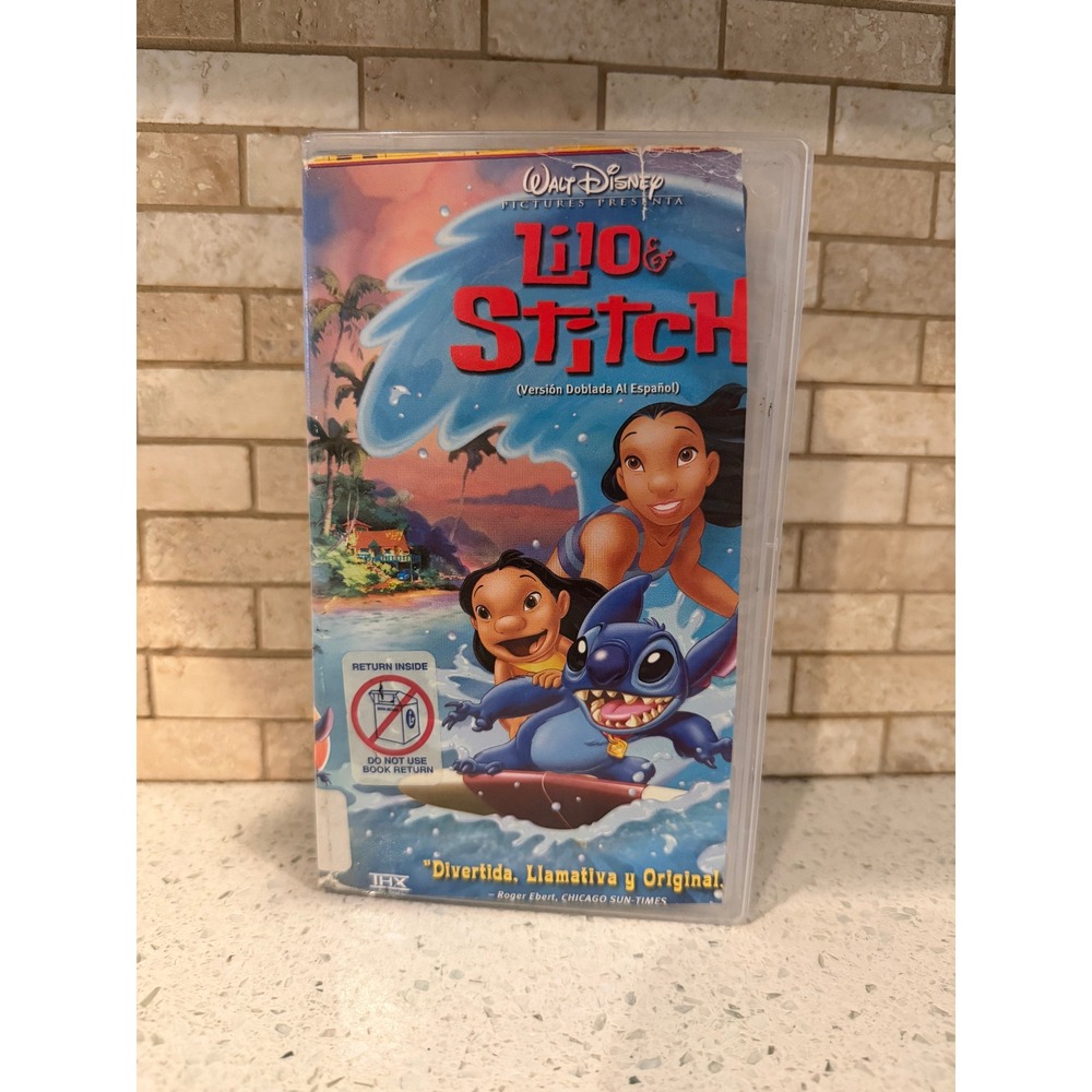 Disney Lilo & Stitch VHS 2002 Walt Disney Pictures Children's Family Movie